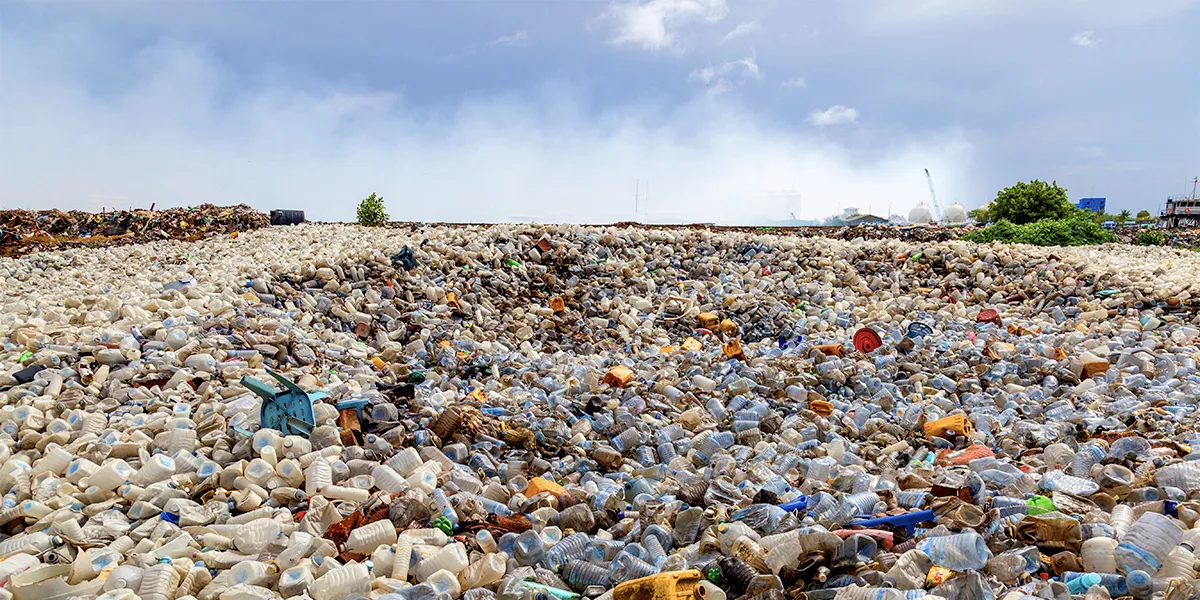 Polyethylene products take nearly 450 years to decompose, leading to overflowing landfills and plastic waste in our ecosystems.