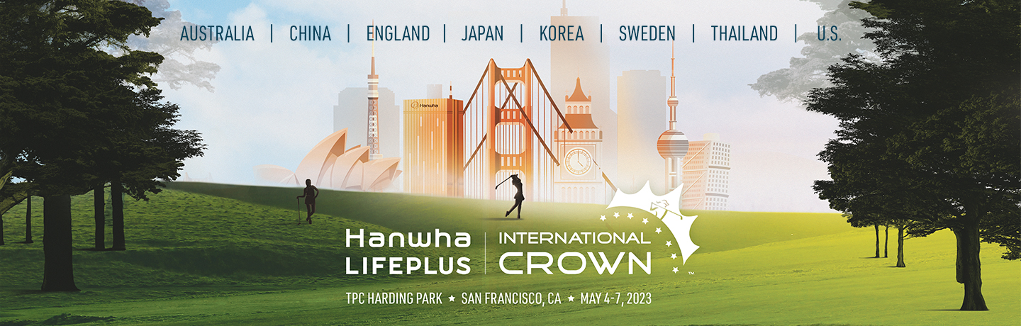 Hanwha Connects to Golf Fans with the2023 Hanwha LIFEPLUS International Crown Key visual image