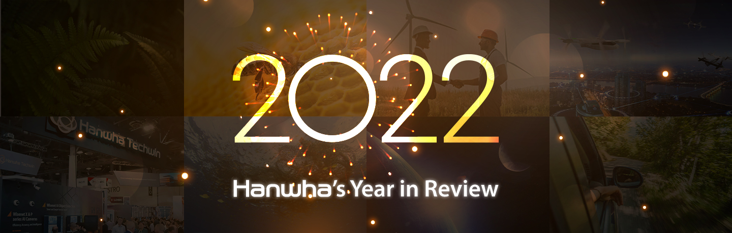 Hanwha’s Year in Review 2022 Key visual image