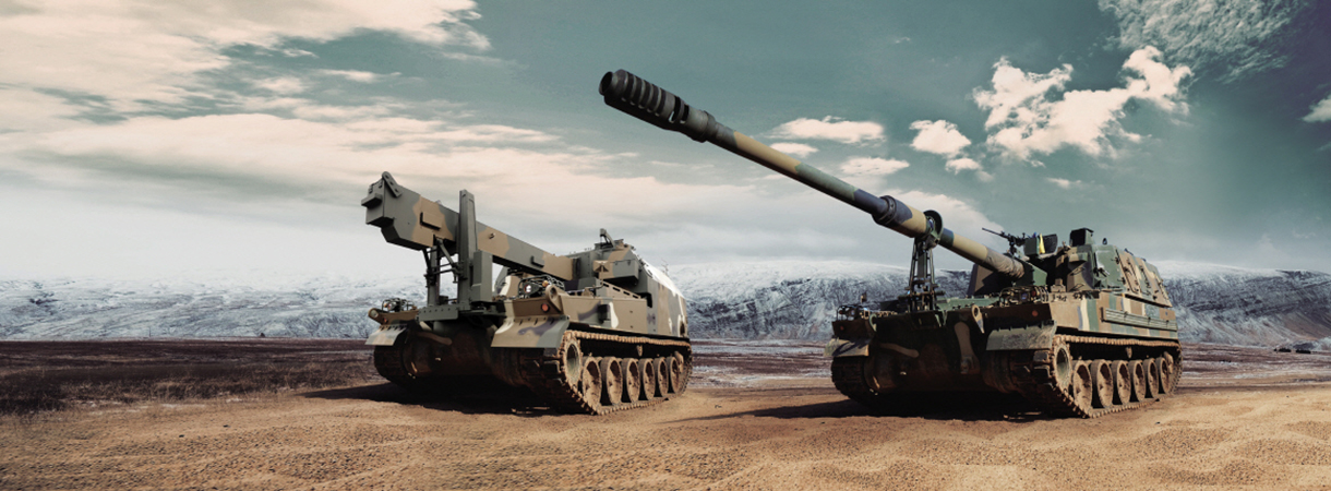 Hanwha Aerospace excels in ground defense capabilities with state-of-the-art land vehicles. 