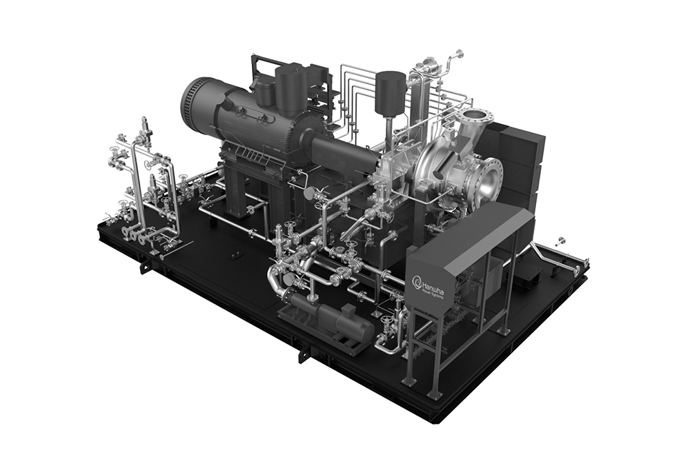 Hanwha supplied the world's first marine vapor recovery unit (VRU) steam recovery turbo compressor.