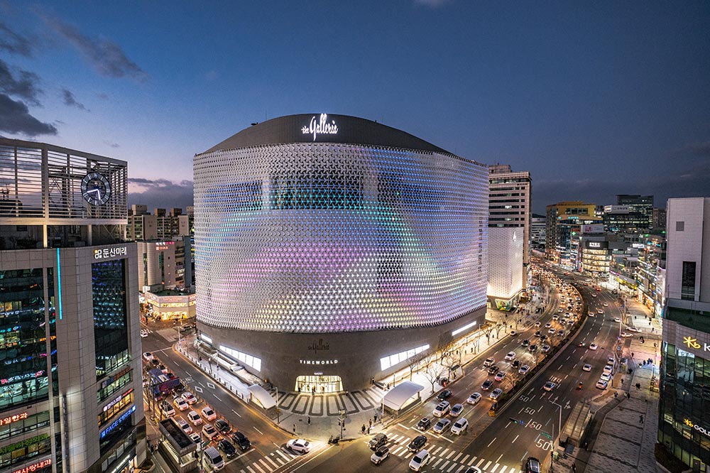Hanwha's Galleria Timeworld is credited with revitalizing the city of Daejeon, Korea.