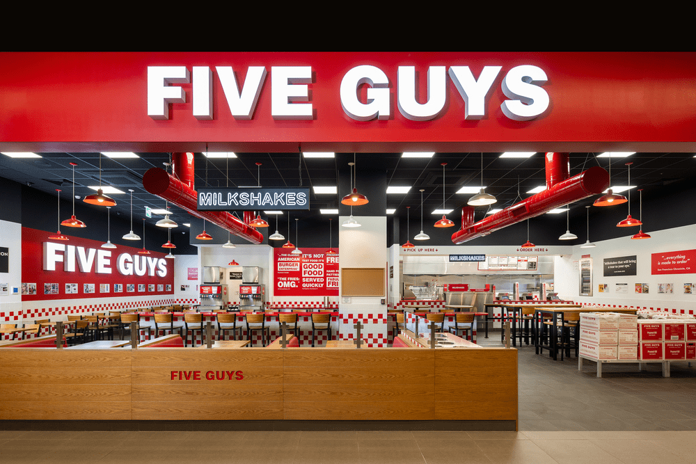 Five Guys branch in Yeouido, Seoul