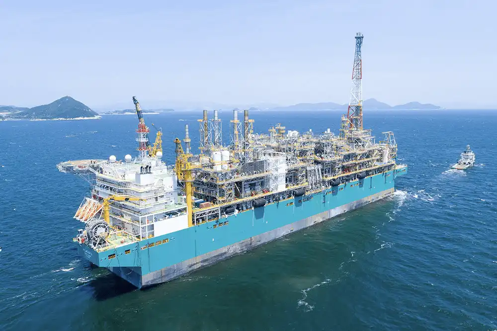 Hanwha built and delivered the world's first floating LNG (FLNG) facility for Petronas