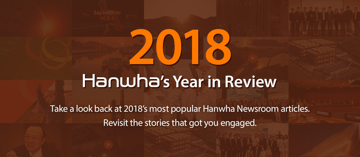 Hanwha’s year in review Key visual image