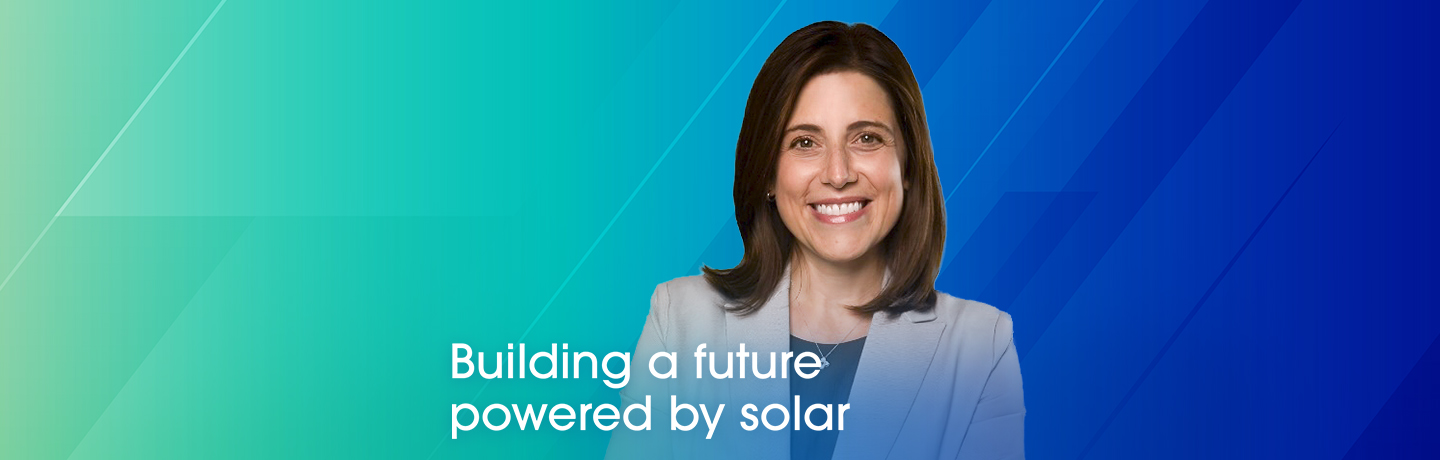 Danielle Merfeld, Hanwha Qcells’ CTO, featured in Envisioning the Future with the tag line: Building a future powered by solar