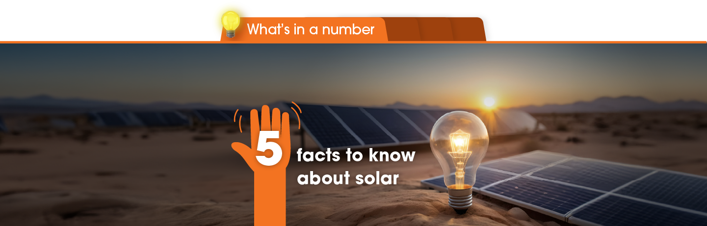 Through five key figures, we look at how solar power has grown to become the world’s fastest growing energy resource.