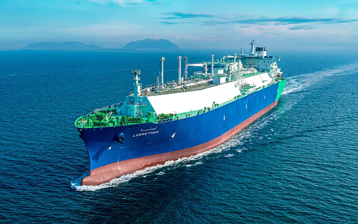 Hanwha Ocean's 200th LNG carrier, LEBRETHAH, delivered to SK Shipping